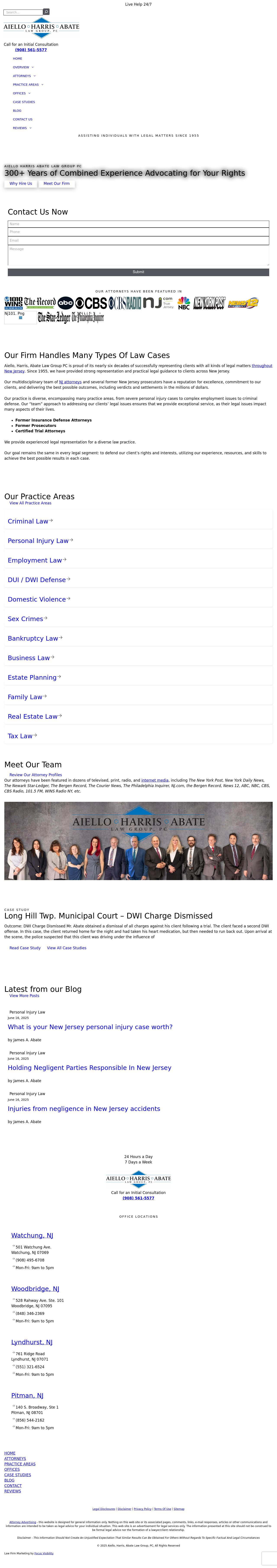 Aiello, Harris, Marth, Tunnero, Pastor & Schiffman, PC Attorneys At Law - Pitman NJ Lawyers