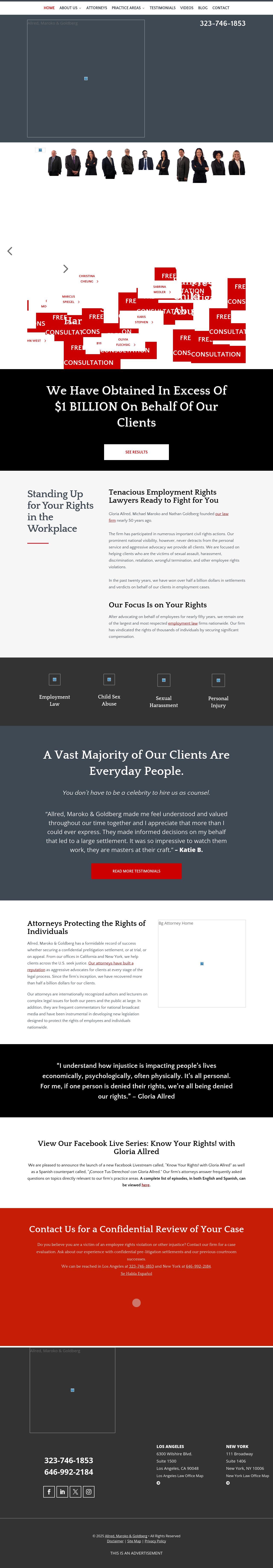 Allred, Maroko & Goldberg - Los Angeles CA Lawyers