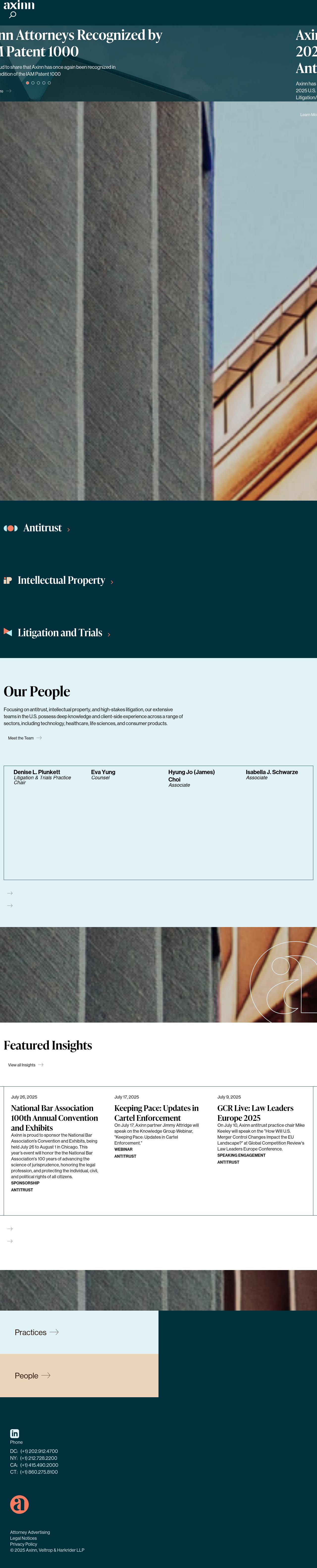 Axinn, Veltrop & Harkrider LLP - New York NY Lawyers