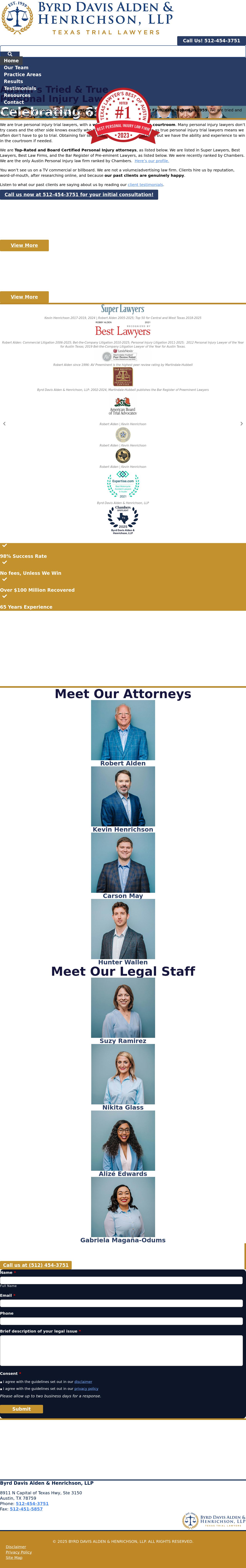 Byrd Davis Alden & Henrichson, LLP - Austin TX Lawyers