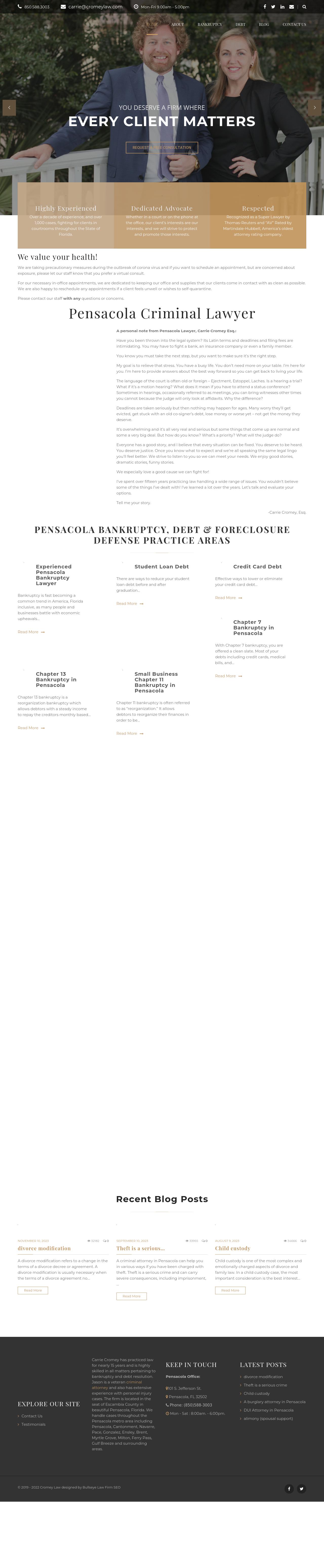 Carrie Cromey, Esq. - Pensacola FL Lawyers