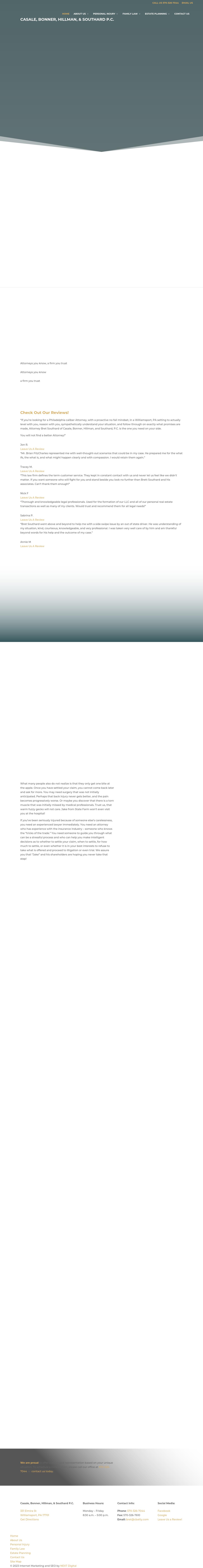 Casale & Bonner, P.C. - Williamsport PA Lawyers