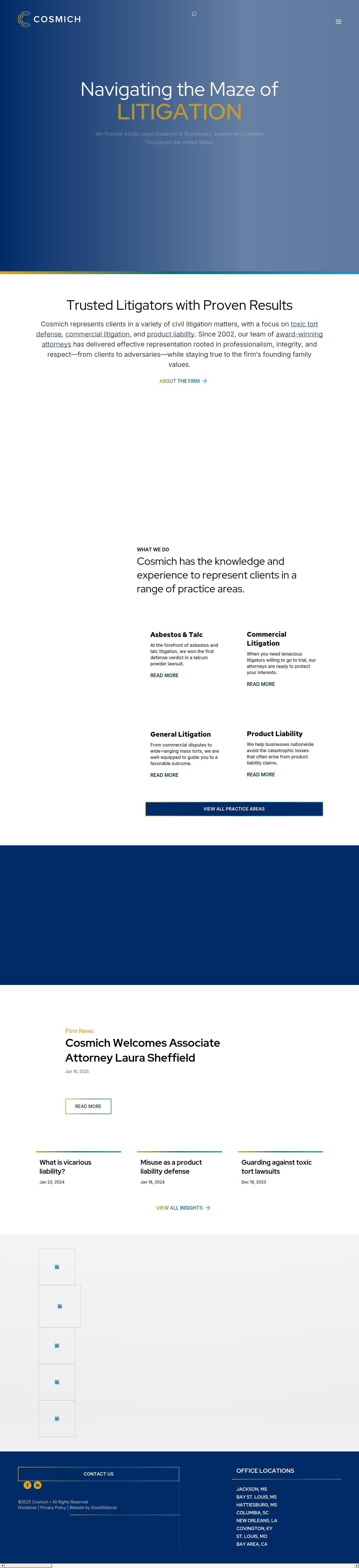 Cosmich Simmons & Brown PLLC - Jackson MS Lawyers