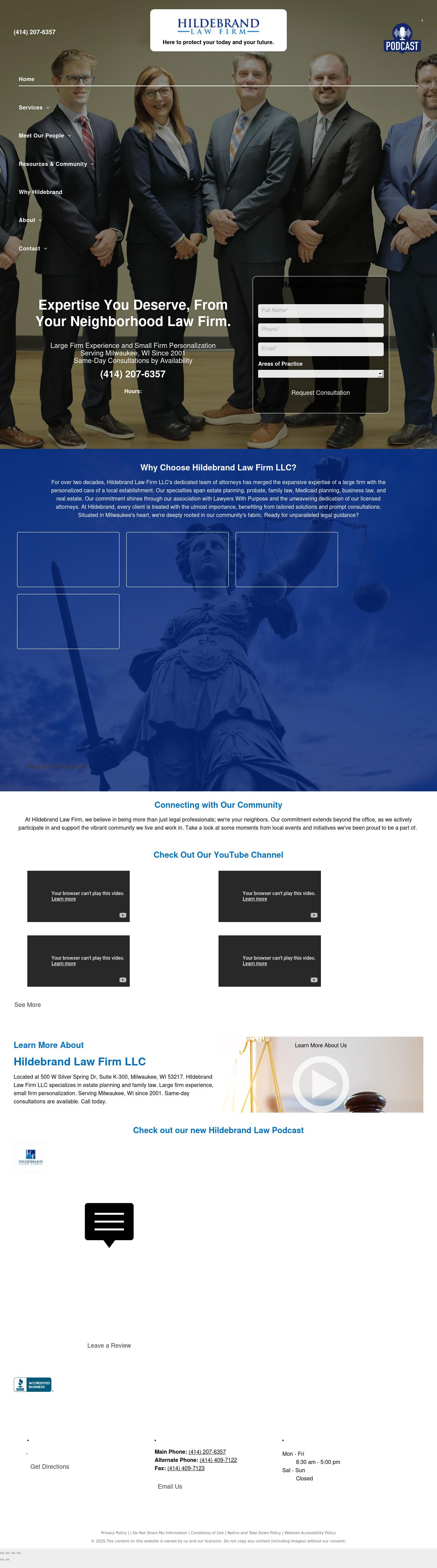 Hildebrand Law Firm, LLC - Milwaukee WI Lawyers
