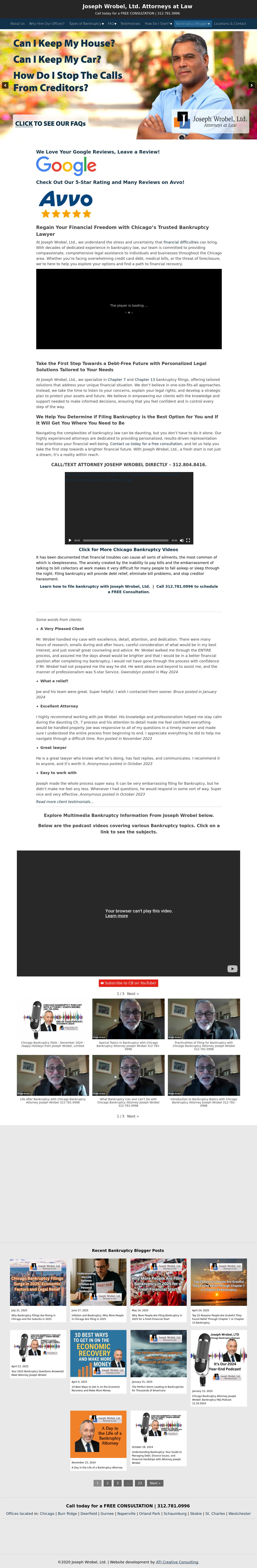 Joseph Wrobel, Ltd. - Westchester IL Lawyers