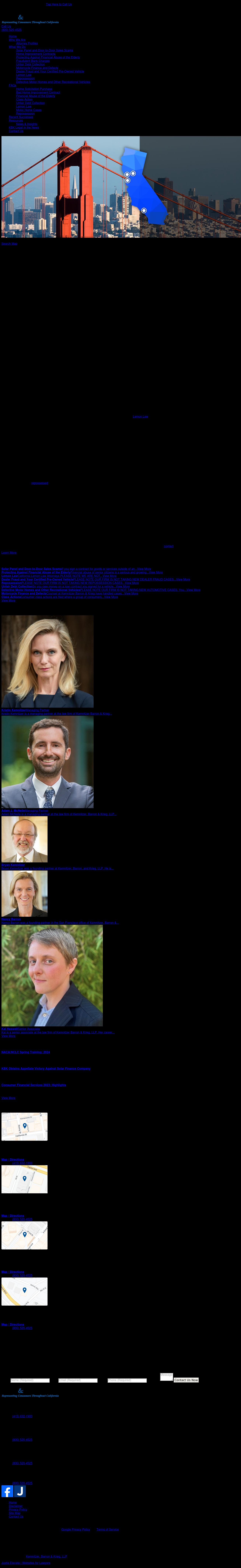 Kemnitzer, Barron & Krieg LLP - San Francisco CA Lawyers