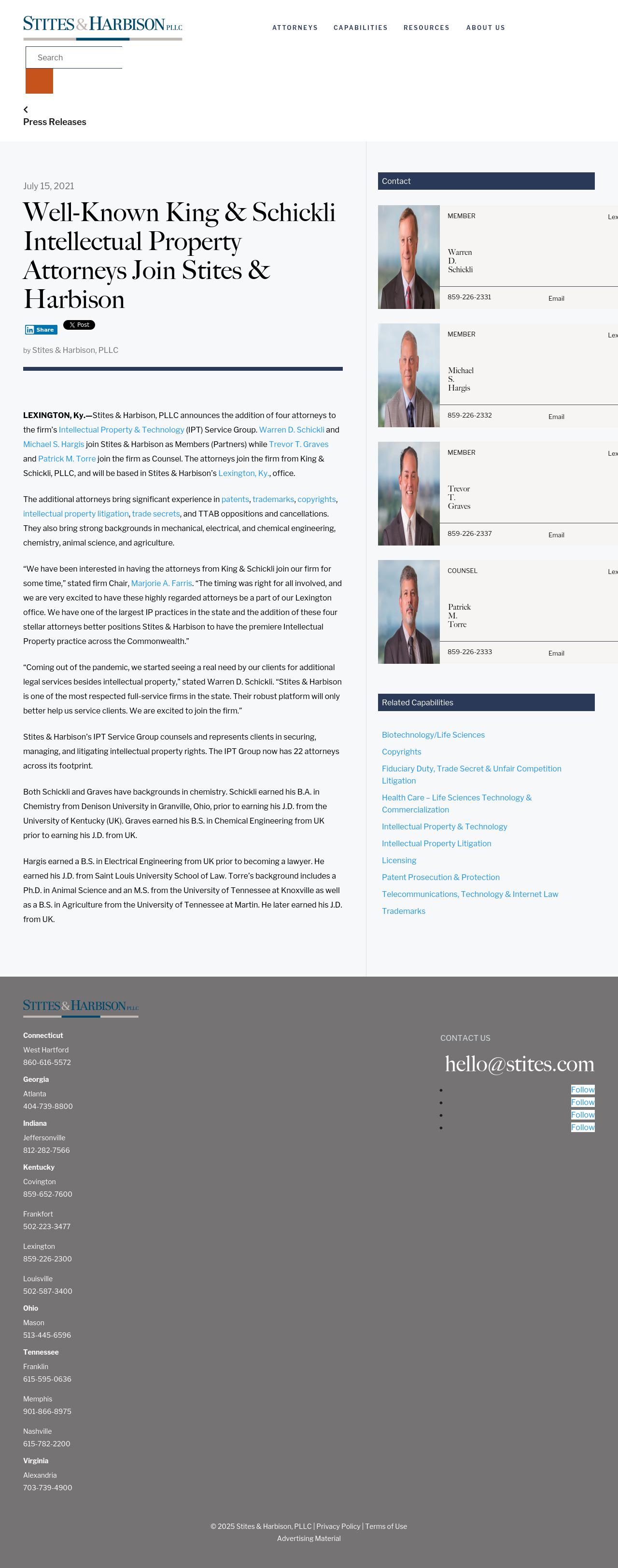 King & Schickli, PLLC - Lexington KY Lawyers