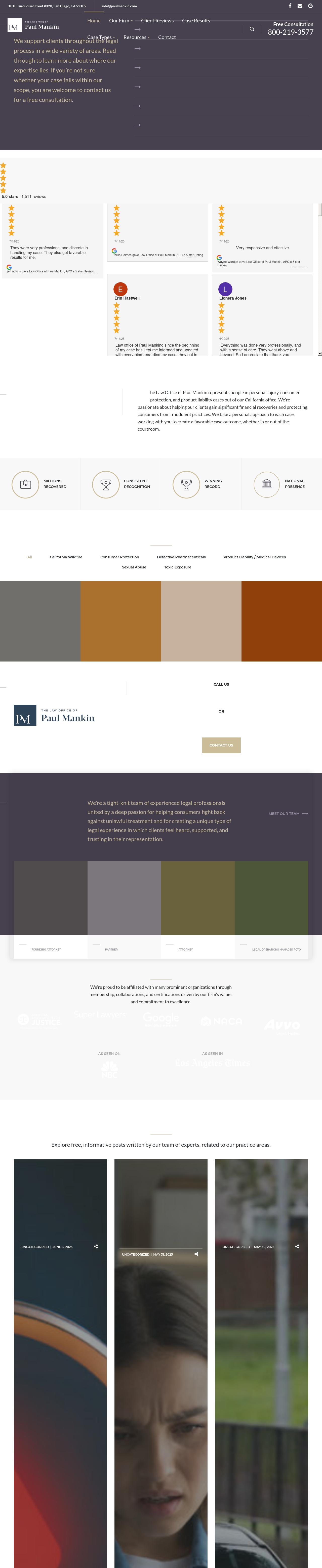 Law Office of Paul Mankin - San Diego CA Lawyers