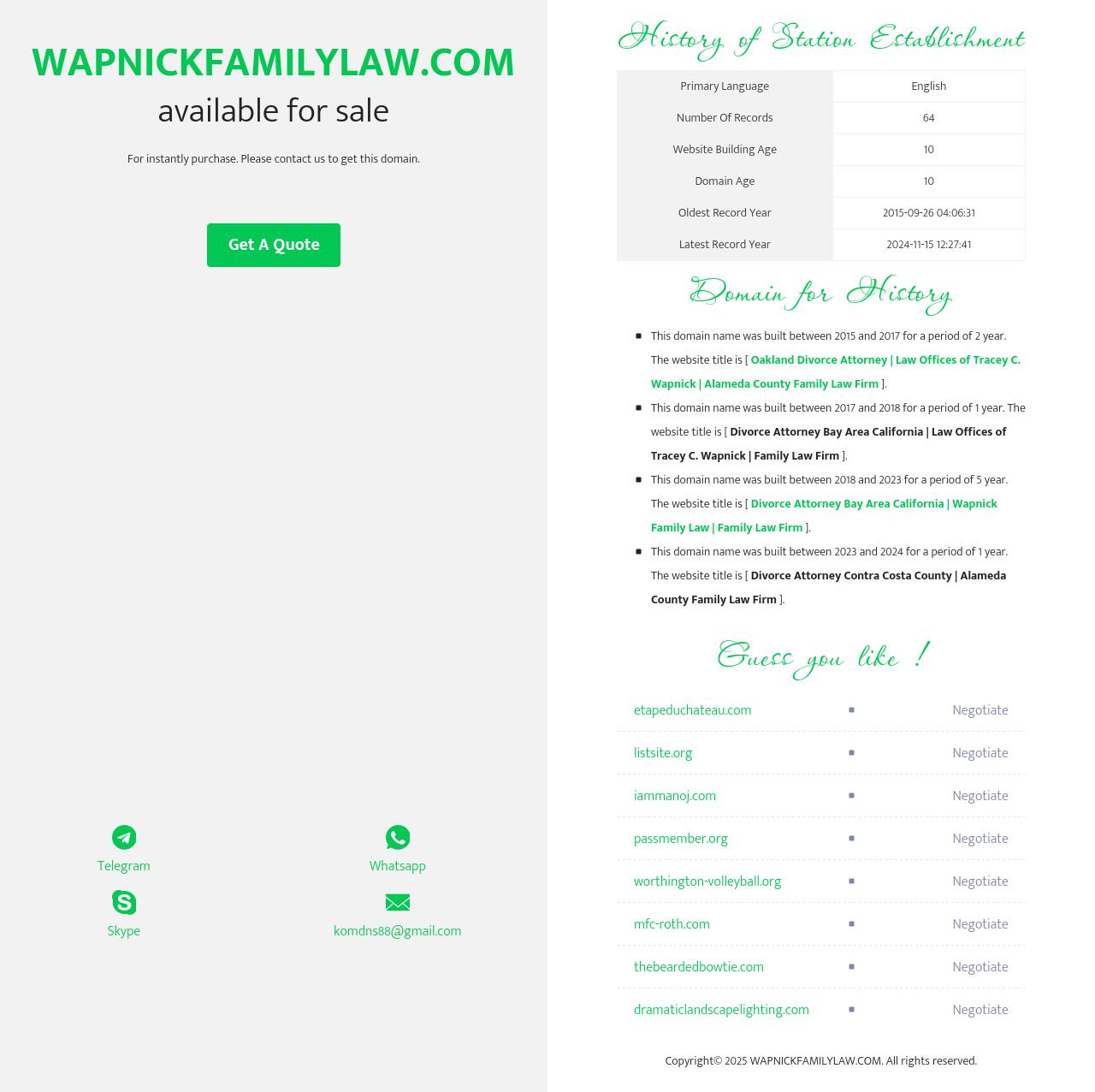 Law Office of Tracey C. Wapnick - Oakland CA Lawyers