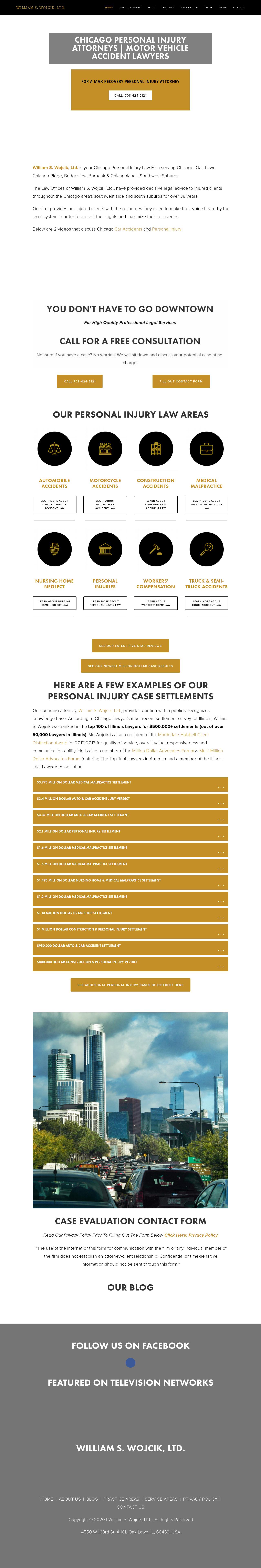 Law Office of William S. Wojcik, Ltd. - Oak Lawn IL Lawyers