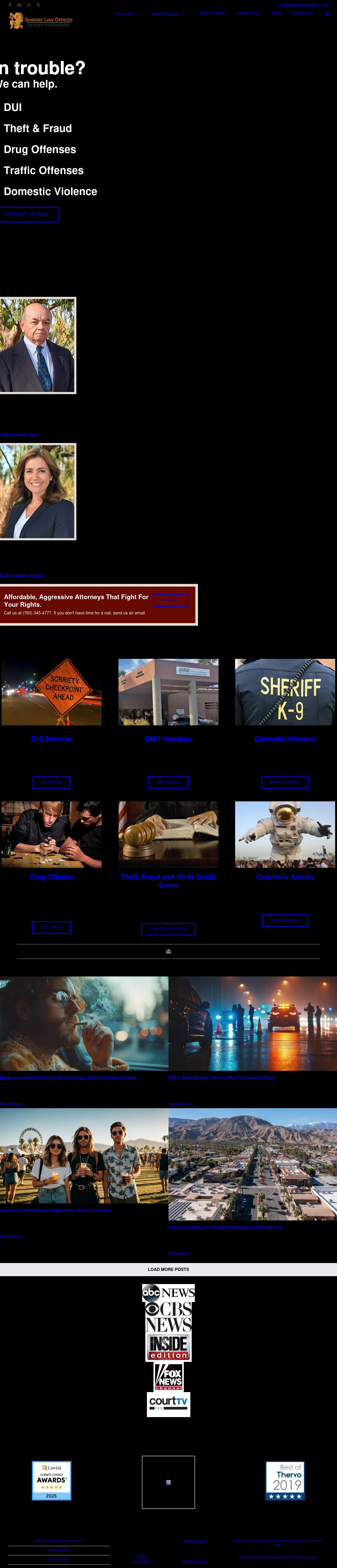 Law Offices of John Jimenez - Palm Desert CA Lawyers