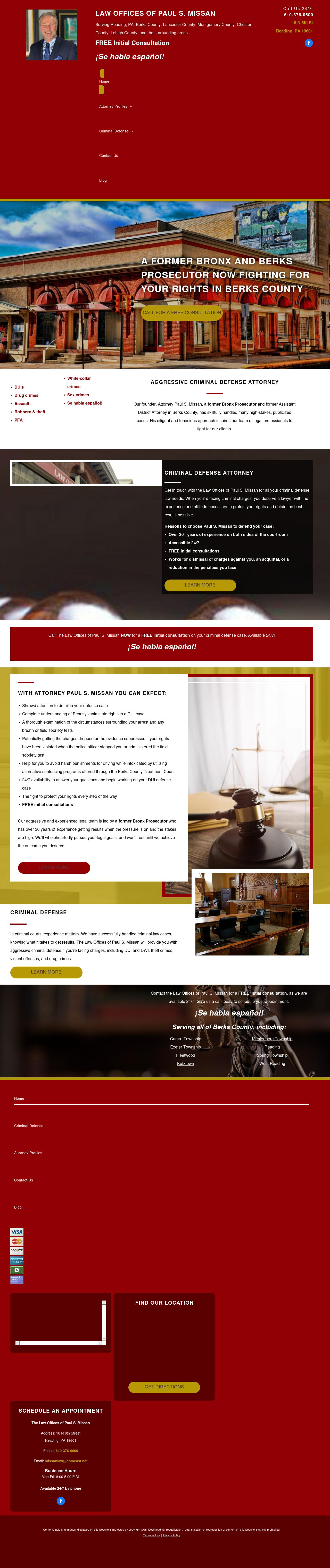 Law Offices of Paul S. Missan - Reading PA Lawyers