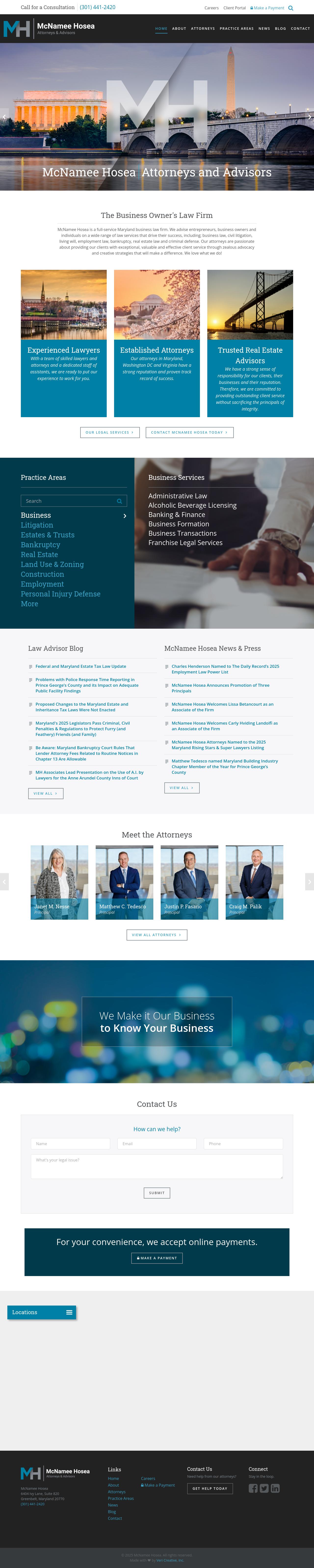 McNamee, Hosea, Jernigan, Kim, Greenan & Lynch, P.A. - Annapolis MD Lawyers
