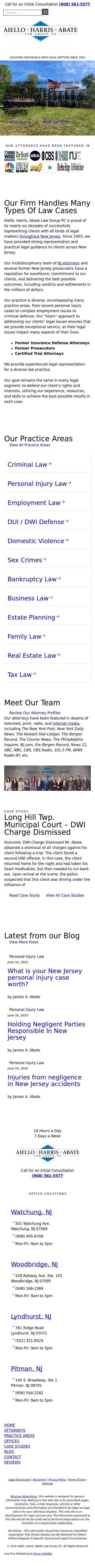 Aiello, Harris, Marth, Tunnero, Pastor & Schiffman, PC Attorneys At Law - Pitman NJ Lawyers