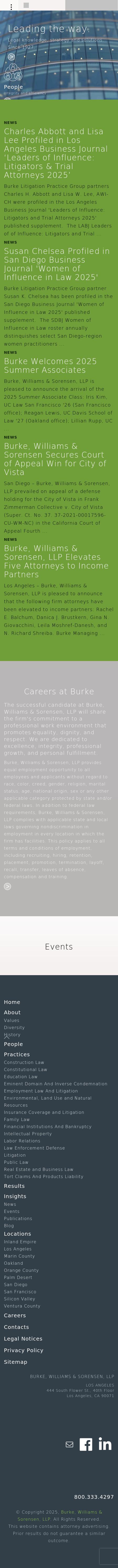 Burke, Williams & Sorensen, LLP - Camarillo CA Lawyers