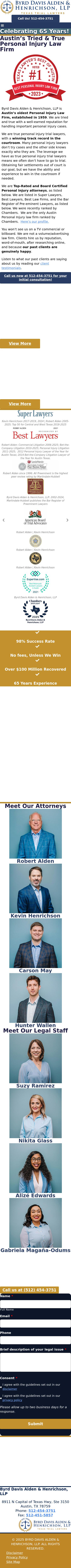 Byrd Davis Alden & Henrichson, LLP - Austin TX Lawyers