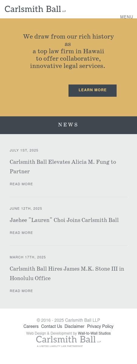 Carlsmith Ball LLP - Honolulu HI Lawyers