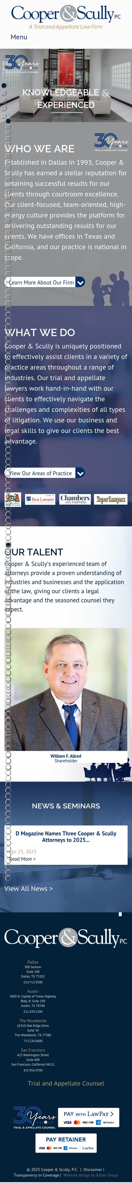 Cooper & Scully, P.C. - Houston TX Lawyers