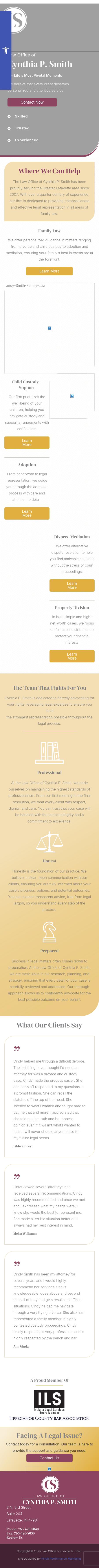 Cynthia P. Smith - Lafayette IN Lawyers