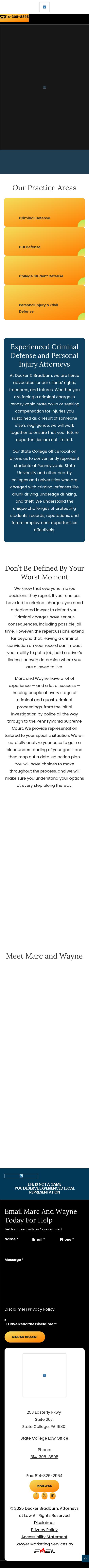 Decker Bradburn, Attorneys at Law - State College PA Lawyers