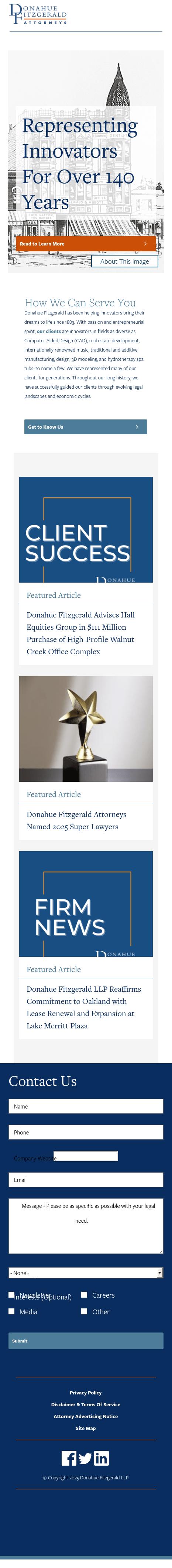 Donahue Fitzgerald LLP - Oakland CA Lawyers