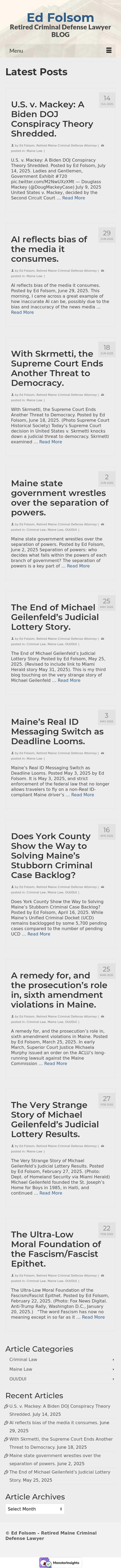 Edmund R. Folsom - Biddeford ME Lawyers