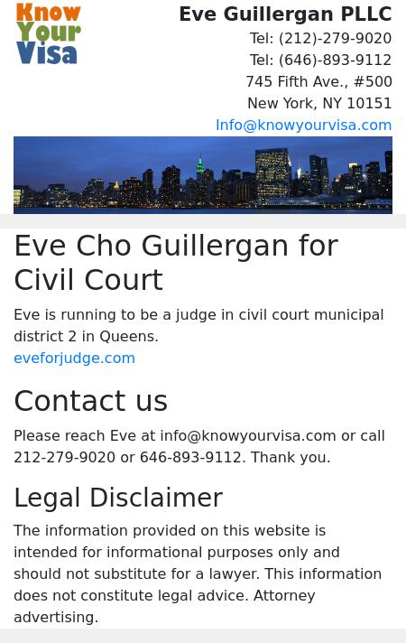Eve Guillergan PLLC - New York NY Lawyers