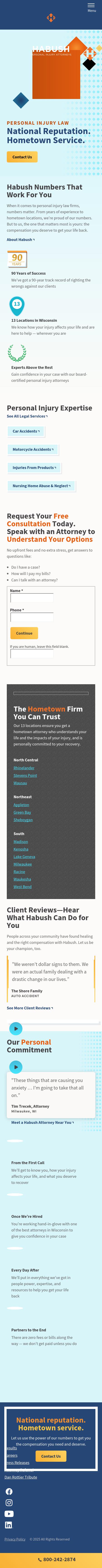 Habush Habush & Rottier S.C. - West Bend WI Lawyers