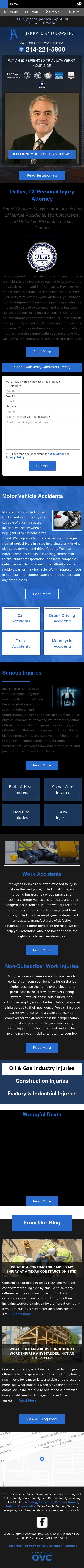 Jerry D. Andrews, P.C. - Dallas TX Lawyers