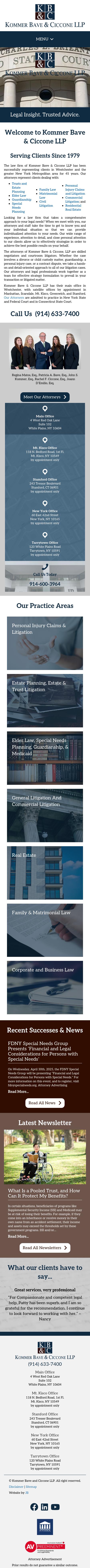 Kommer Bave & Ollman LLP - New York NY Lawyers