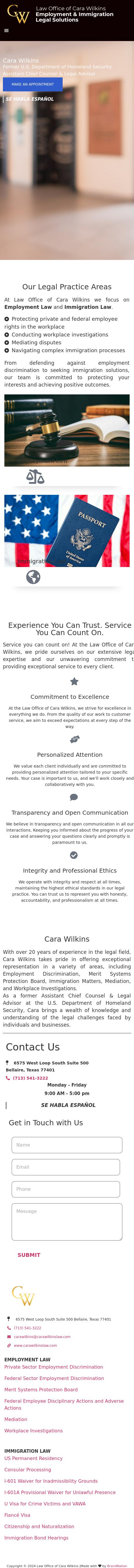 Law Office of Cara Wilkins - Pearland TX Lawyers