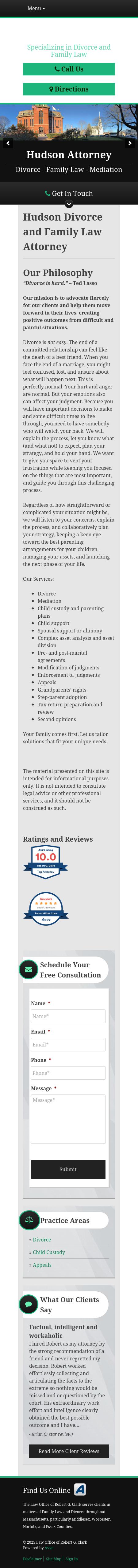 Law Office of Robert G. Clark - Hudson MA Lawyers