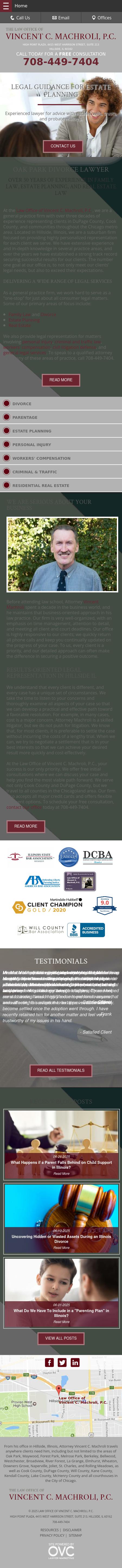 Law Office of Vincent C. Machroli, P.C. - Hillside IL Lawyers
