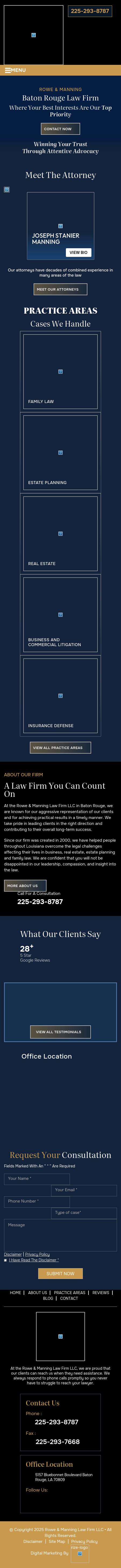 Rowe Law Firm - Baton Rouge LA Lawyers