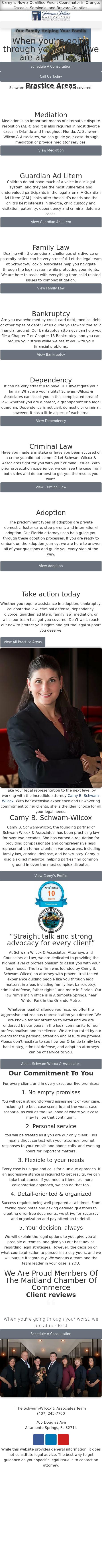 Schwam-Wilcox & Associates, Attorneys and Counselors at Law - Deltona FL Lawyers