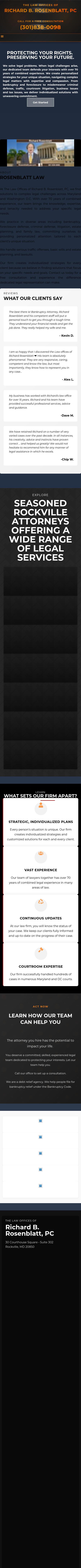 The Law Offices of Richard B. Rosenblatt, PC - Rockville MD Lawyers