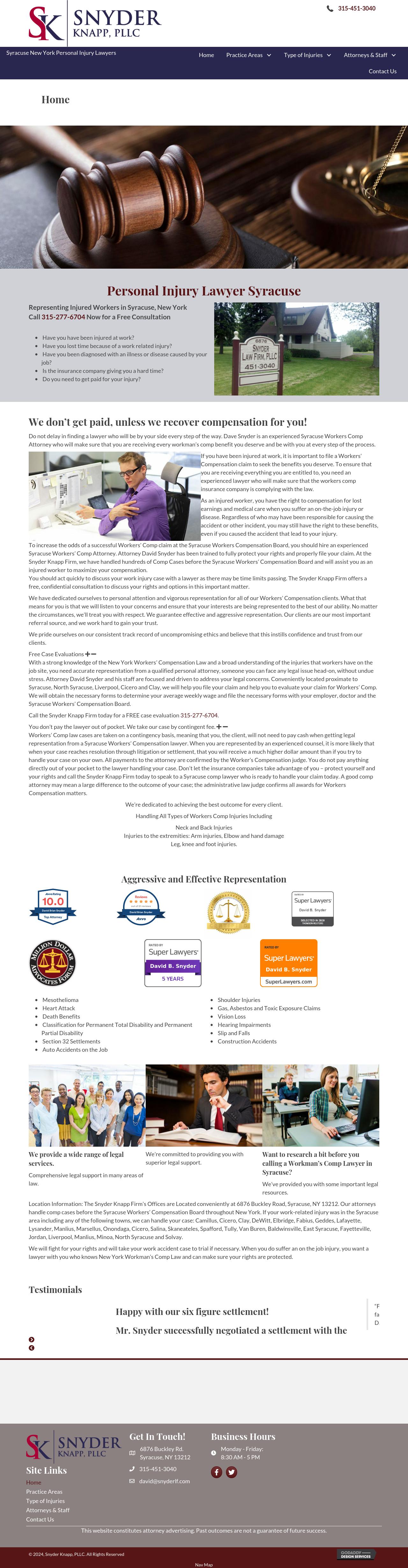 Snyder Law Firm PLLC - Syracuse NY Lawyers