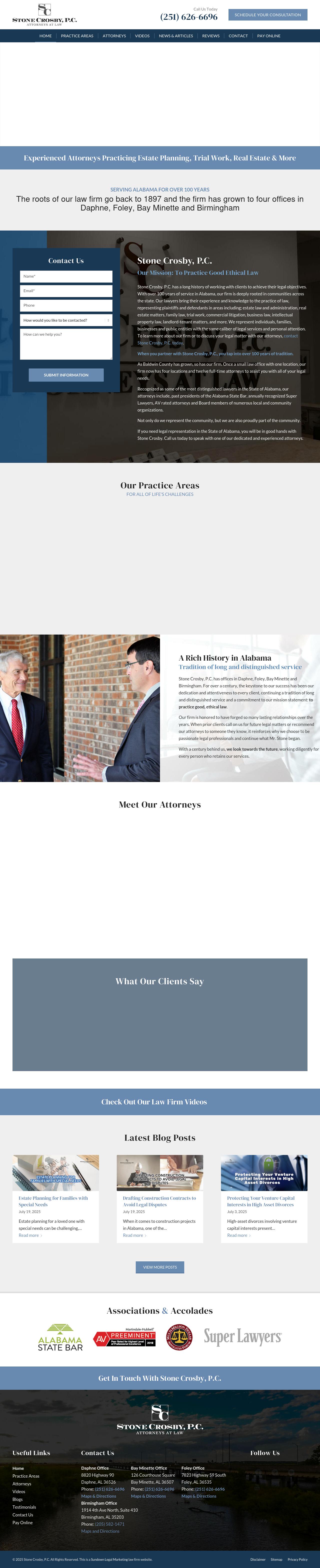 Stone, Granade & Crosby, P.C. - Daphne AL Lawyers