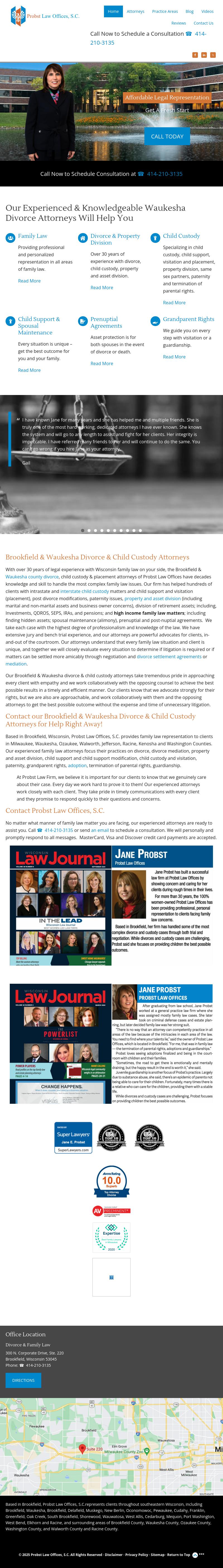 Attorney Jane E. Probst - Brookfield WI Lawyers