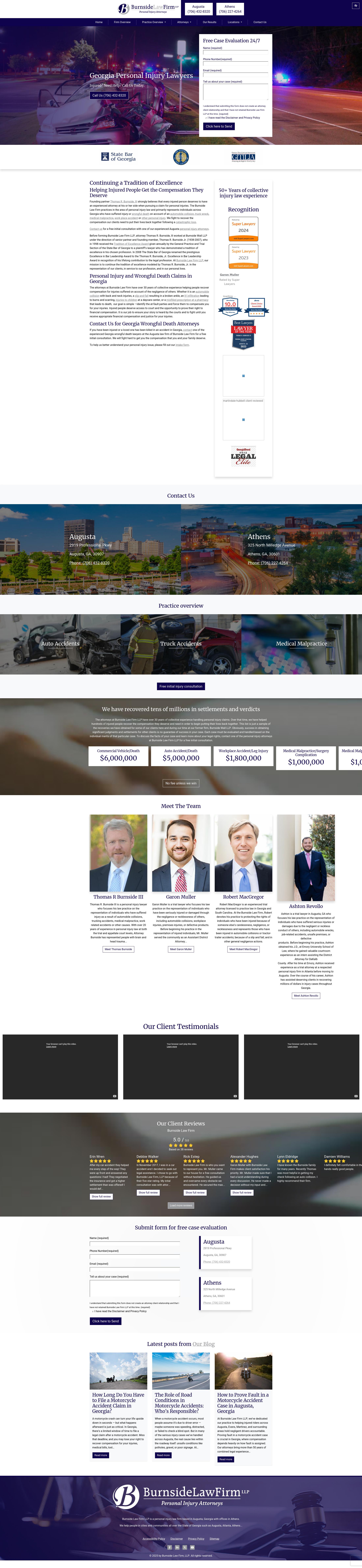 Burnside Law Firm, LLP - Athens GA Lawyers