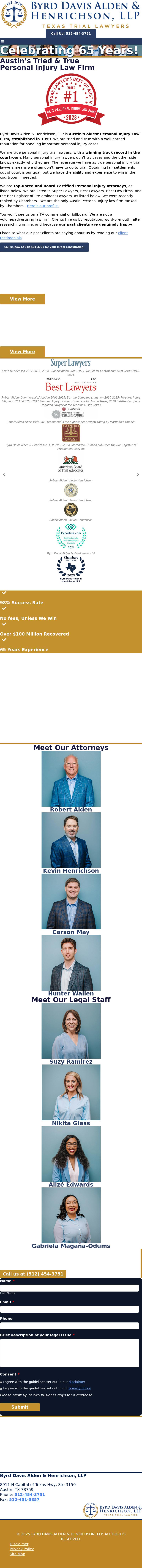 Byrd Davis Alden & Henrichson, LLP - Austin TX Lawyers