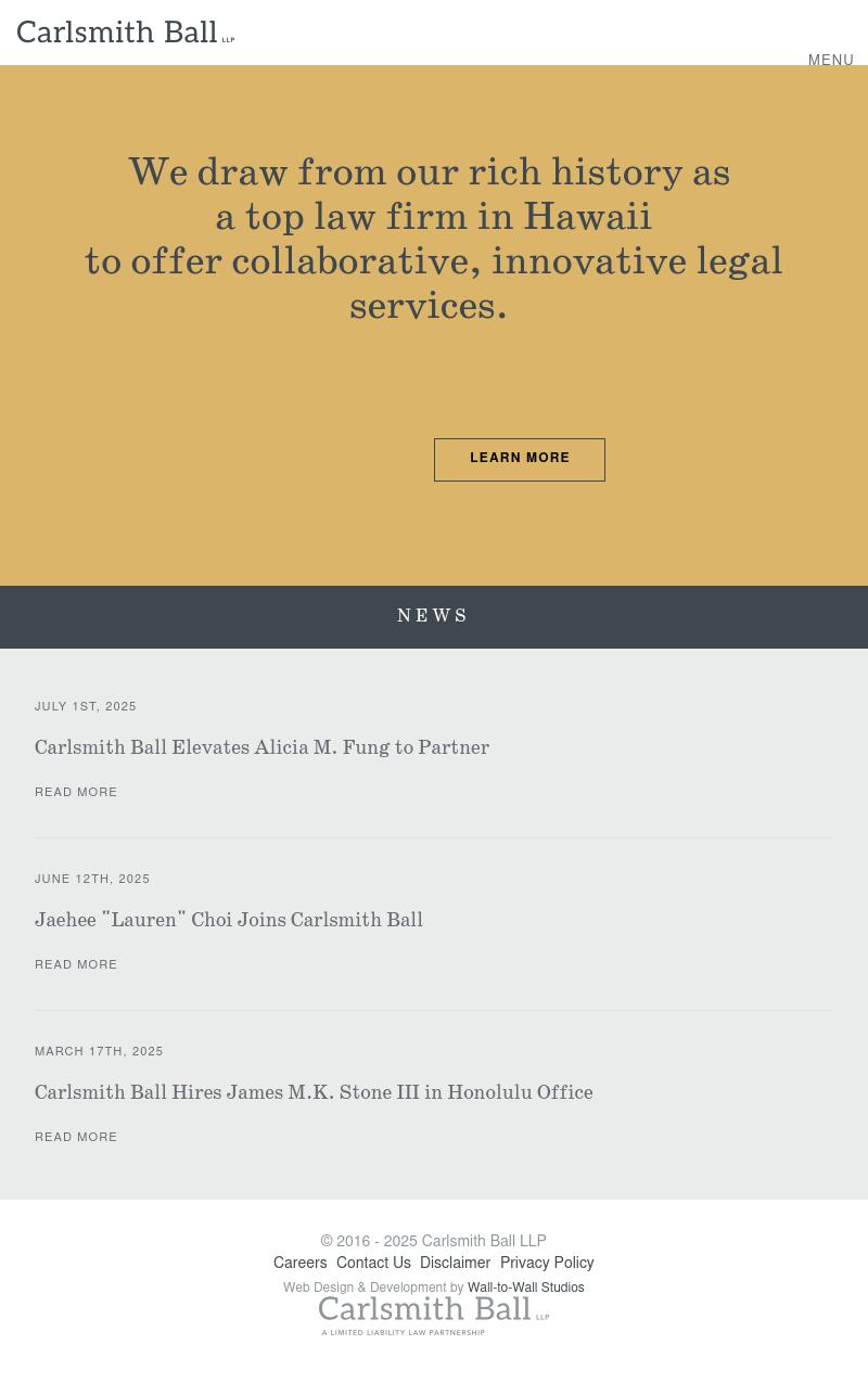 Carlsmith Ball LLP - Honolulu HI Lawyers