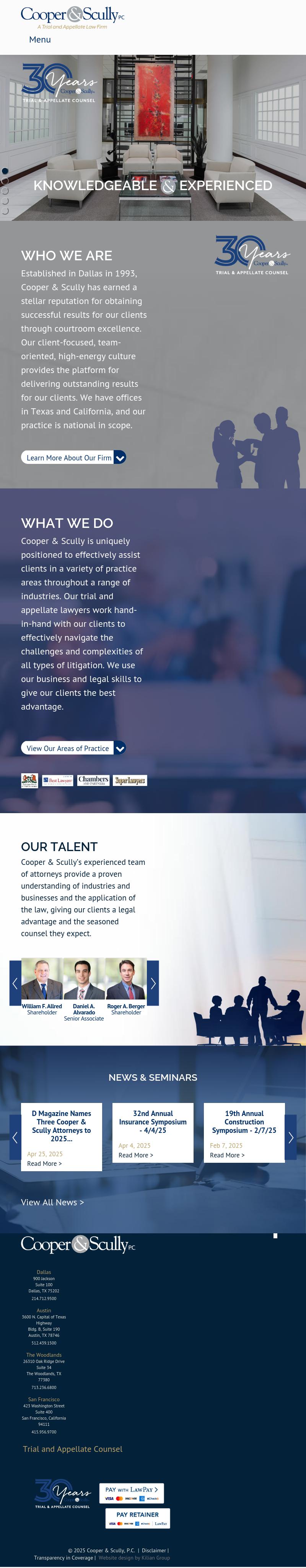 Cooper & Scully, P.C. - San Francisco CA Lawyers