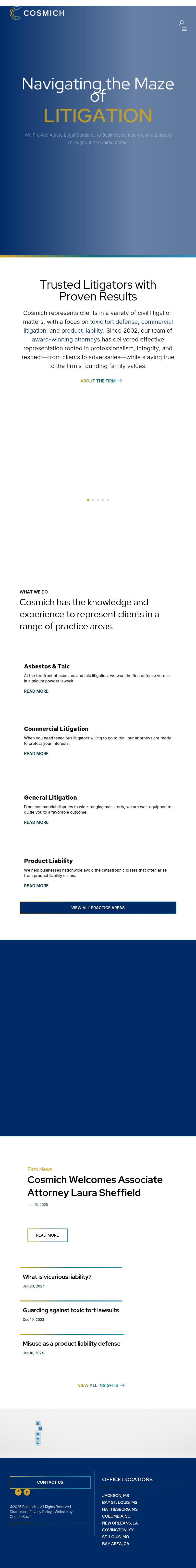 Cosmich Simmons & Brown PLLC - Jackson MS Lawyers