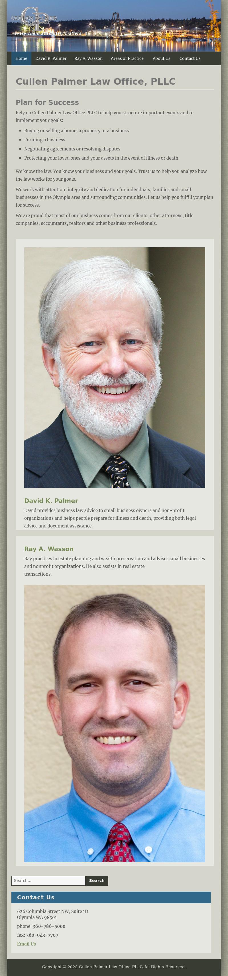 Cullen Palmer Law Office, L.L.P. - Olympia WA Lawyers