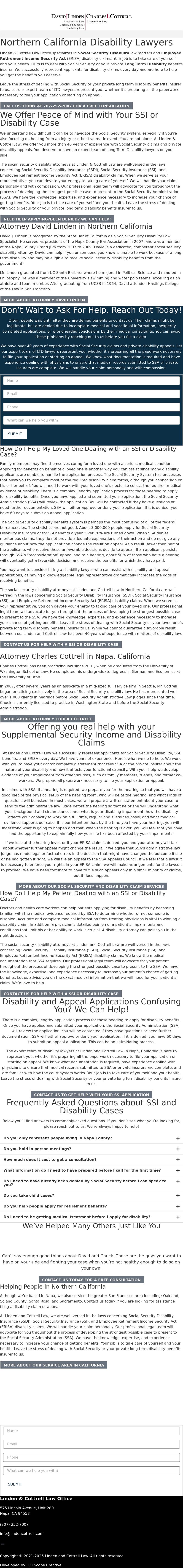 David J. Linden - Napa CA Lawyers