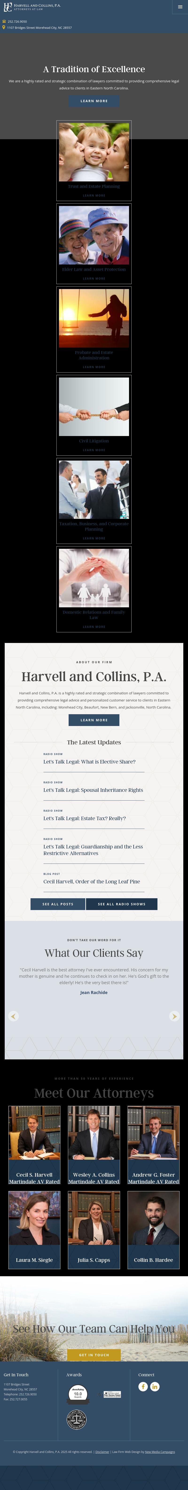 Harvell & Collins, P.A. - Morehead City NC Lawyers