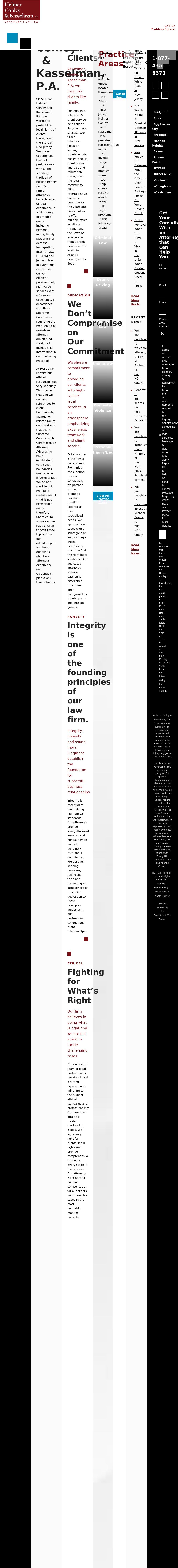 Helmer, Conley & Kasselman, P.A. - Hackensack NJ Lawyers