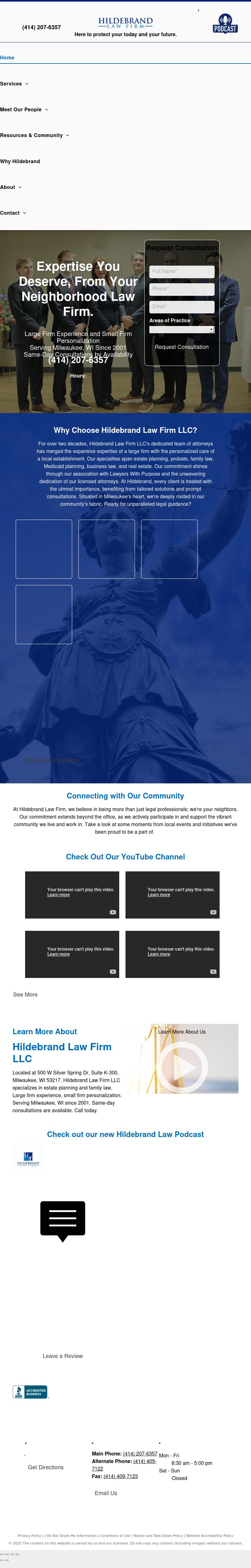 Hildebrand Law Firm, LLC - Milwaukee WI Lawyers