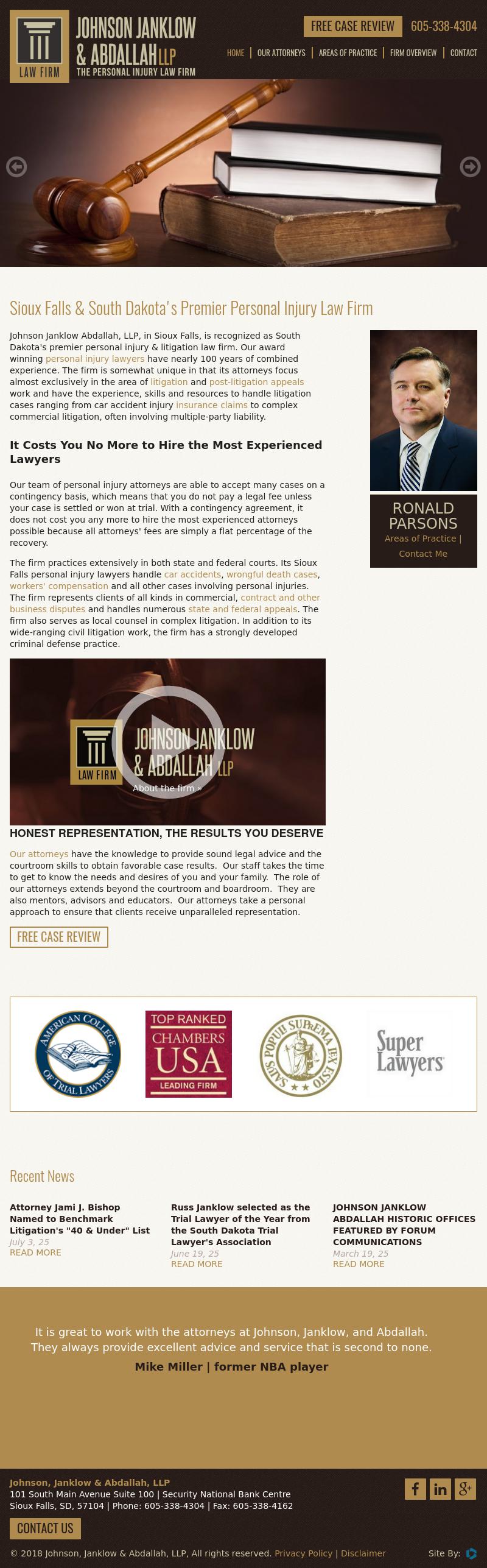 Johnson, Janklow, Abdallah, Bollweg - Sioux Falls SD Lawyers